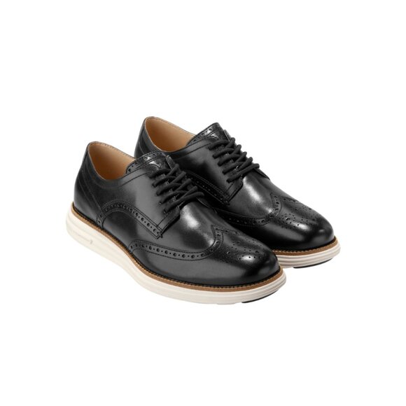Cole Haan Men’s Remastered Grand Wingtip Oxford – Black Ivory main image 4